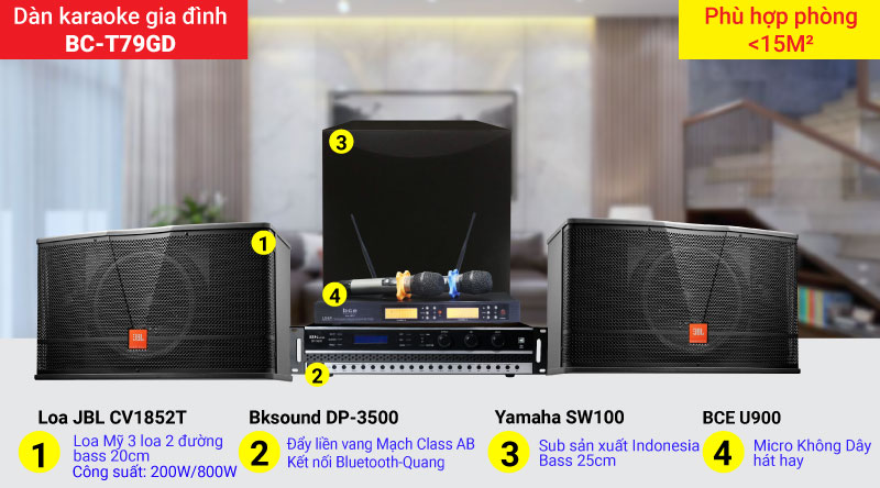 Dàn karaoke gia đình giá rẻ cực hay
