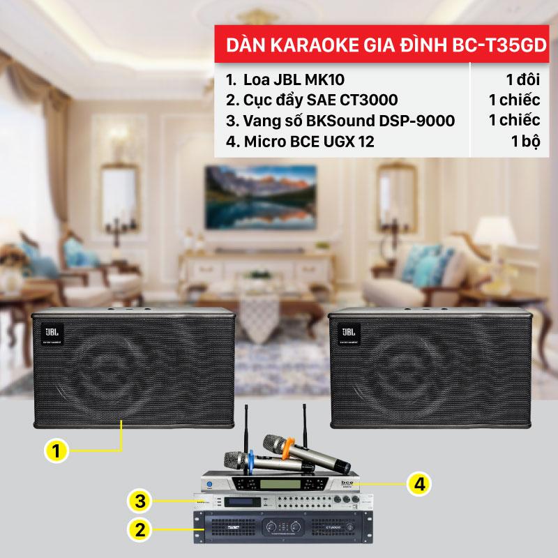 Dàn karaoke gia đình BC-T35GD giá rẻ
