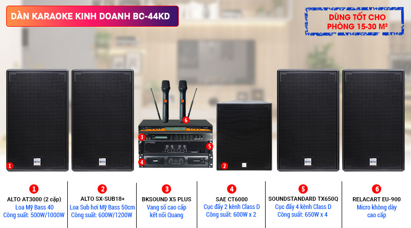 D&agrave;n karaoke kinh doanh chất lượng gi&aacute; rẻ