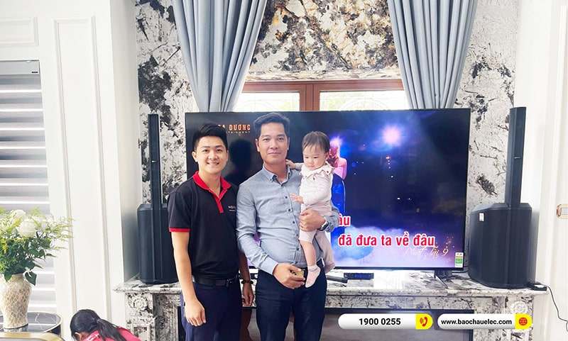 Lắp đặt dàn karaoke, loa Bose di động trị giá hơn 90 triệu cho anh Đức tại Hà Nội (Bose L1 Pro8, JBL KX180A, JBL VM200)
