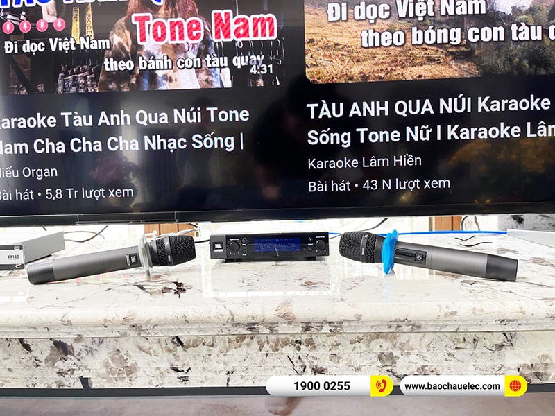 Lắp đặt dàn karaoke, loa Bose di động trị giá hơn 90 triệu cho anh Đức tại Hà Nội (Bose L1 Pro8, JBL KX180A, JBL VM200)