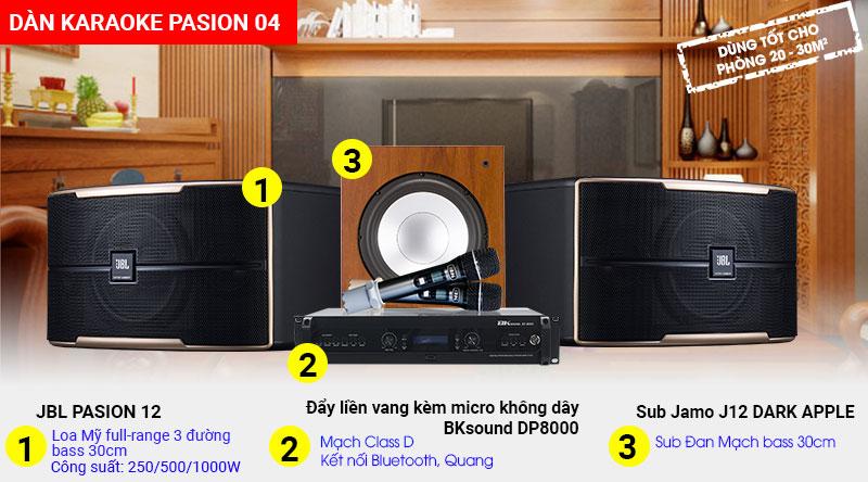 Dàn karaoke gia đình JBL Pasion 04