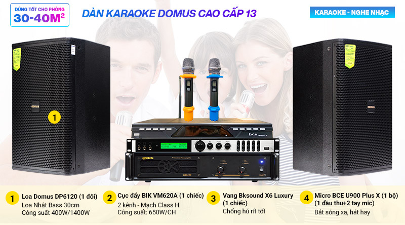 Dàn karaoke Domus cao cấp 13