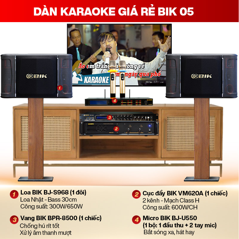 Dàn karaoke gia đình BMB 13