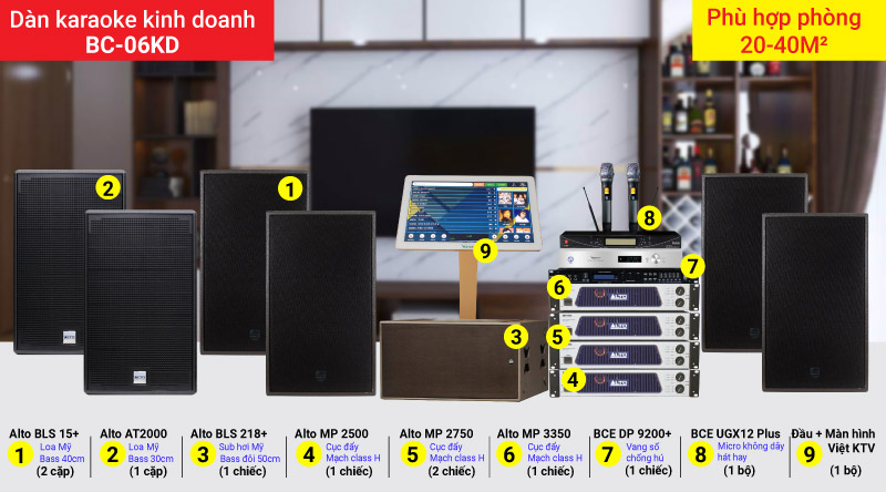 D&agrave;n karaoke cao cấp hay nhất hiện nay