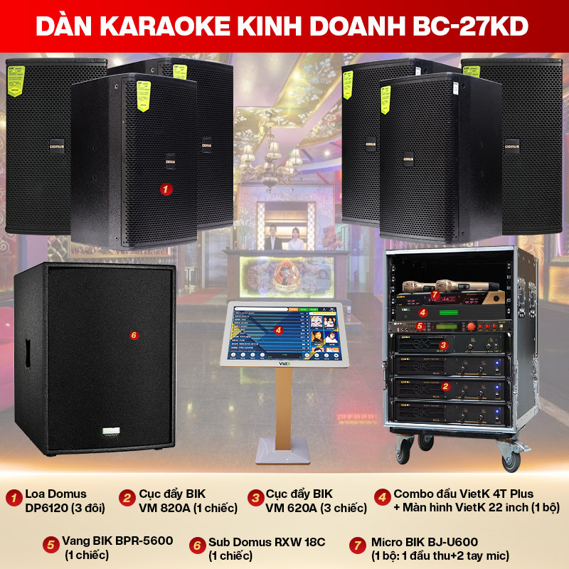 Top 10 bộ d&agrave;n karaoke chuy&ecirc;n nghiệp cần mua ngay cho qu&aacute;n h&aacute;t kinh doanh