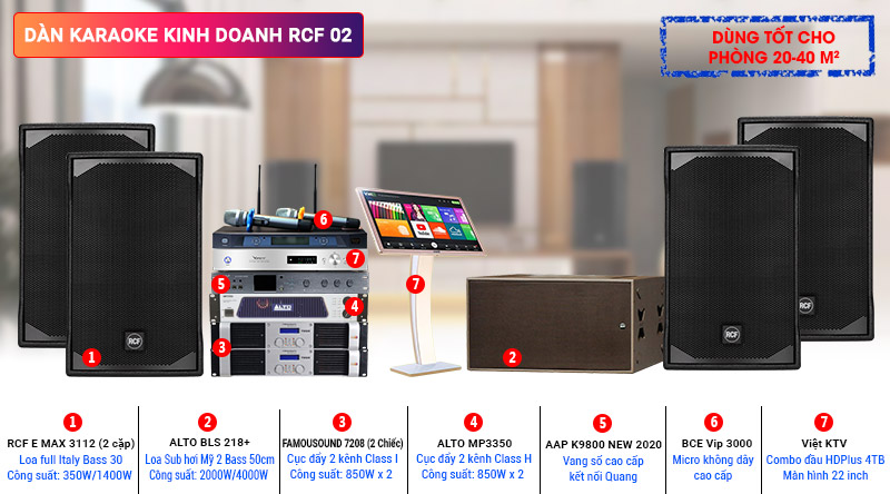 Dàn karaoke gia đình cao cấp giá rẻ