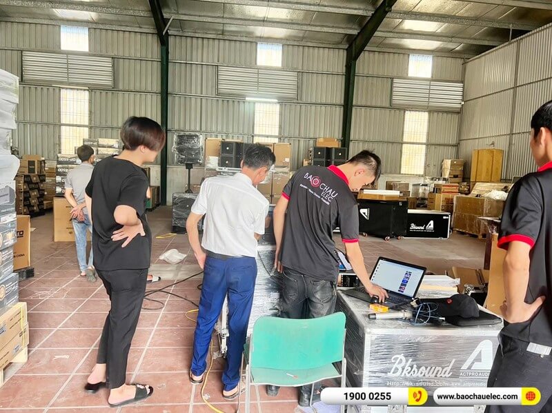 Lắp đặt d&agrave;n Line Array Actpro trị gi&aacute; gần 130&nbsp;triệu cho anh Ho&agrave;n ở H&agrave; Nam (Actpro KR210,&nbsp;Actpro KR28,&nbsp;QD4.13,&nbsp;FP14000,&nbsp;DSP48...)
