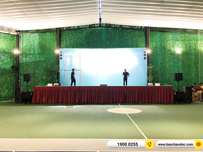 Lắp đặt dàn Line Array Actpro cho công ty TNHH Ngôi trường em ở TPHCM ( Active Actpro A2 Suit từ Neo, BKSound M8, ASD 4080, BLS 12M, MP 2500)