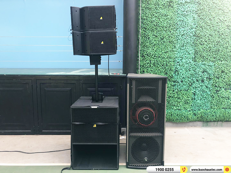 Lắp đặt dàn Line Array Actpro cho công ty TNHH Ngôi trường em ở TPHCM ( Bộ Loa Line Array Active Actpro A2 Suit từ Neo, BKSound M8, Alto ASD 4080, Alto BLS 12M, Alto MP 2500)