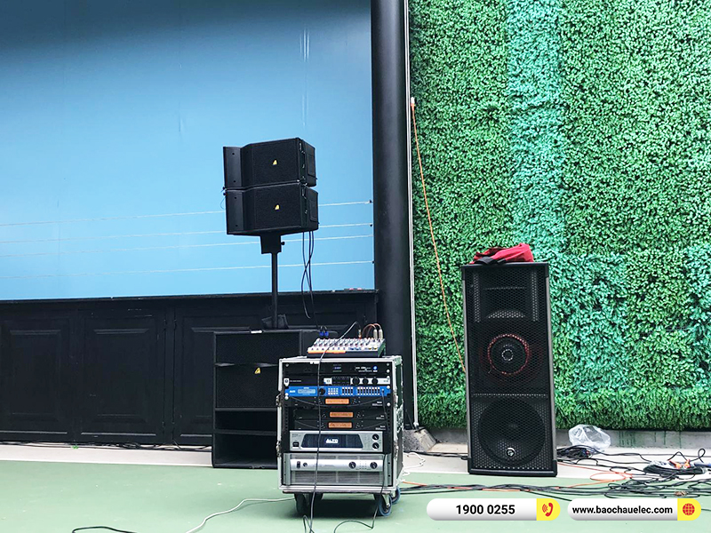 Lắp đặt dàn Line Array Actpro cho công ty TNHH Ngôi trường em ở TPHCM ( Bộ Loa Line Array Active Actpro A2 Suit từ Neo, BKSound M8, Alto ASD 4080, Alto BLS 12M, Alto MP 2500)
