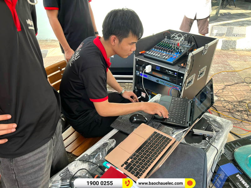 Lắp đặt dàn Line Array Actpro sự kiện, đám cưới 232tr cho anh Trãi ở An Giang (Actpro KR210, Actpro T221F, FP10000Q, FP14000, Alto TS312,…)