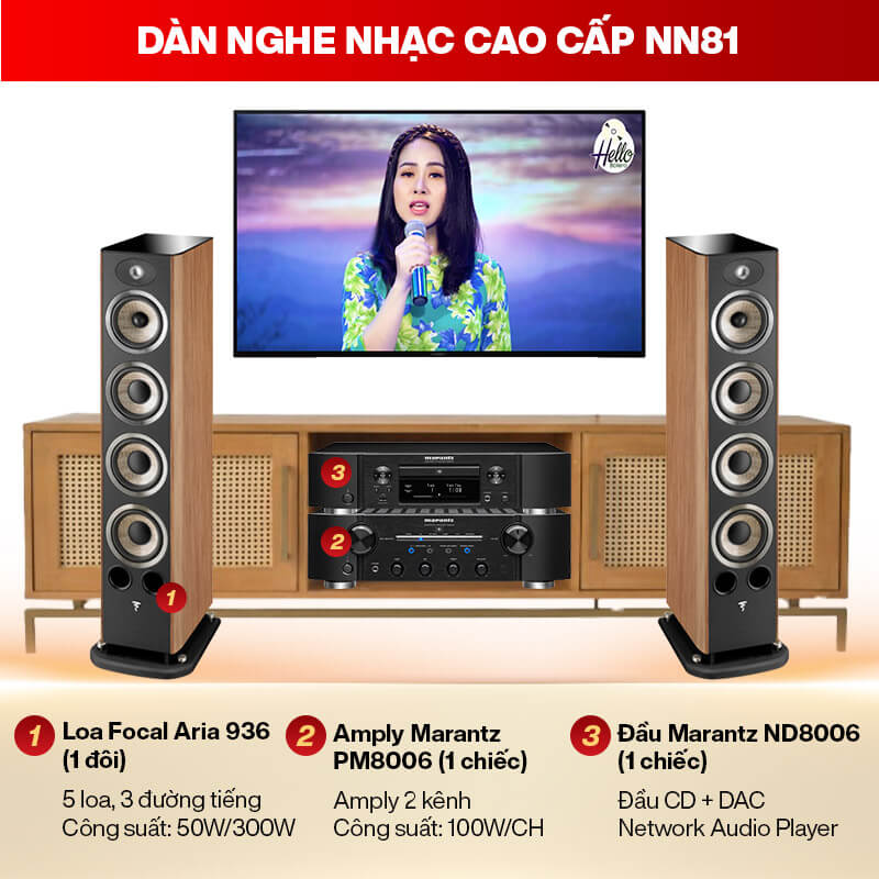 D&agrave;n nghe nhạc cao cấp NN81