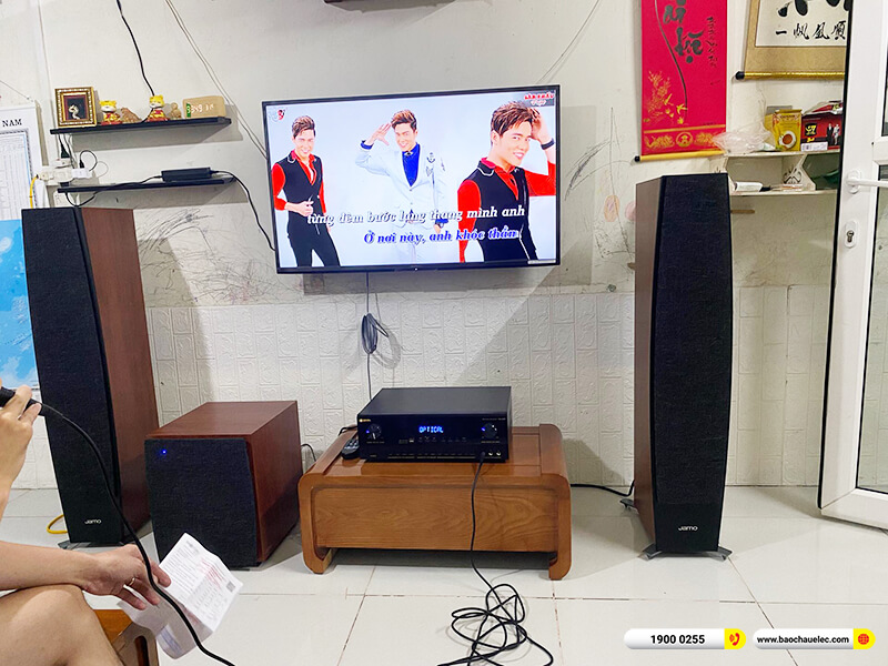 Lắp đặt dàn nghe nhạc, karaoke Jamo gần 33tr cho anh Điệp ở Hải Phòng (Jamo C97II, BIK BJ-A88, BCE U900 Plus (Version 2), C910)