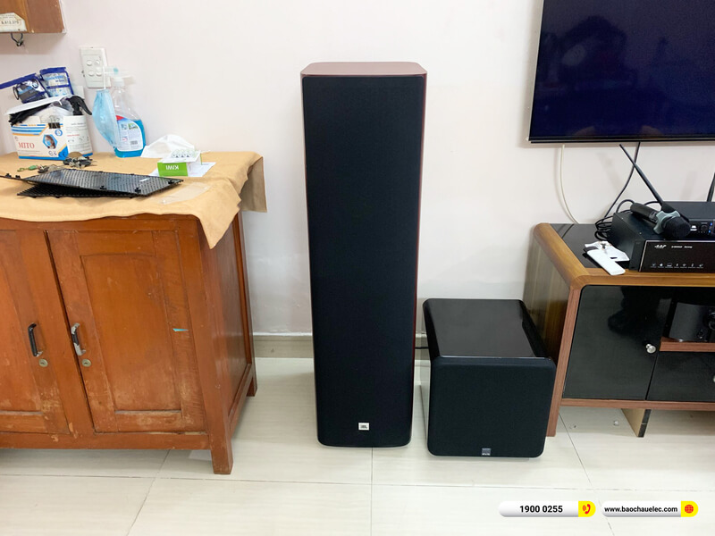 Lắp đặt dàn nghe nhạc, karaoke hơn 105tr cho anh Vinh ở TPHCM (JBL Studio 698, Marantz PM8006, K9900II Luxury, SVS SB-1000, VM300)