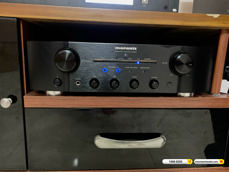 Lắp đặt dàn nghe nhạc, karaoke hơn 105tr cho anh Vinh ở TPHCM (JBL Studio 698, Marantz PM8006, K9900II Luxury, SVS SB-1000, VM300)