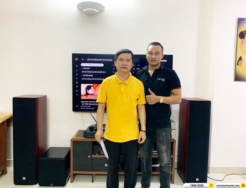 Lắp đặt d&agrave;n nghe nhạc, karaoke hơn 105tr&nbsp;cho anh Vinh ở TPHCM&nbsp;(JBL Studio 698, Marantz PM8006, K9900II Luxury, SVS SB-1000, VM300)