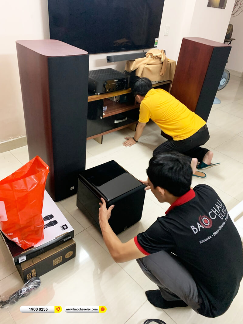Lắp đặt dàn nghe nhạc, karaoke hơn 105tr cho anh Vinh ở TPHCM (JBL Studio 698, Marantz PM8006, K9900II Luxury, SVS SB-1000, VM300)