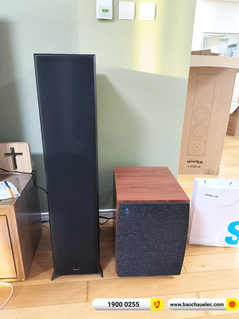 Lắp đặt dàn nghe nhạc, xem phim trị giá gần 70 triệu cho anh Park Jae Bum tại Hà Nội (RP-8000F II, Klipsch R-52C, Denon AVC-X3800H, Jamo C912)