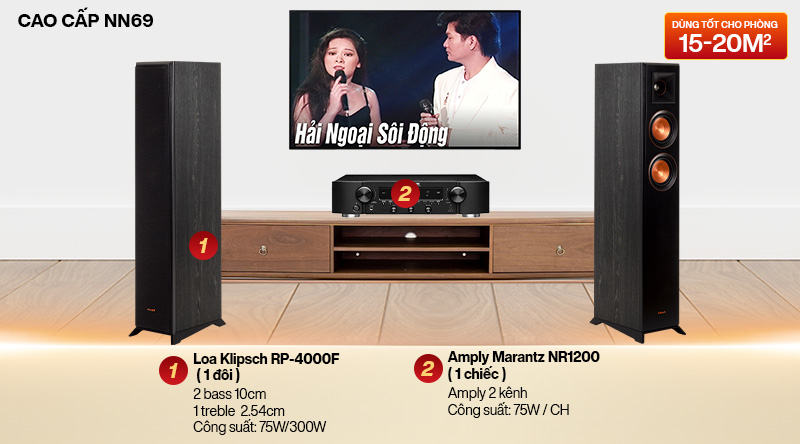 Dàn nghe nhạc cao cấp NN69