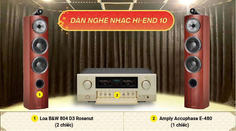 D&agrave;n nghe nhạc hi-end ch&iacute;nh h&atilde;ng