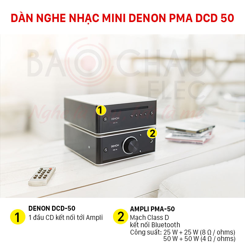 Dàn nghe nhạc mini Denon giá rẻ nhất thị trường