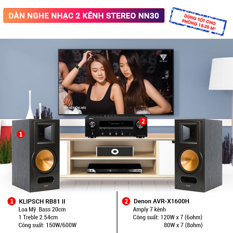 D&agrave;n nghe nhạc Mini Stereo NN30