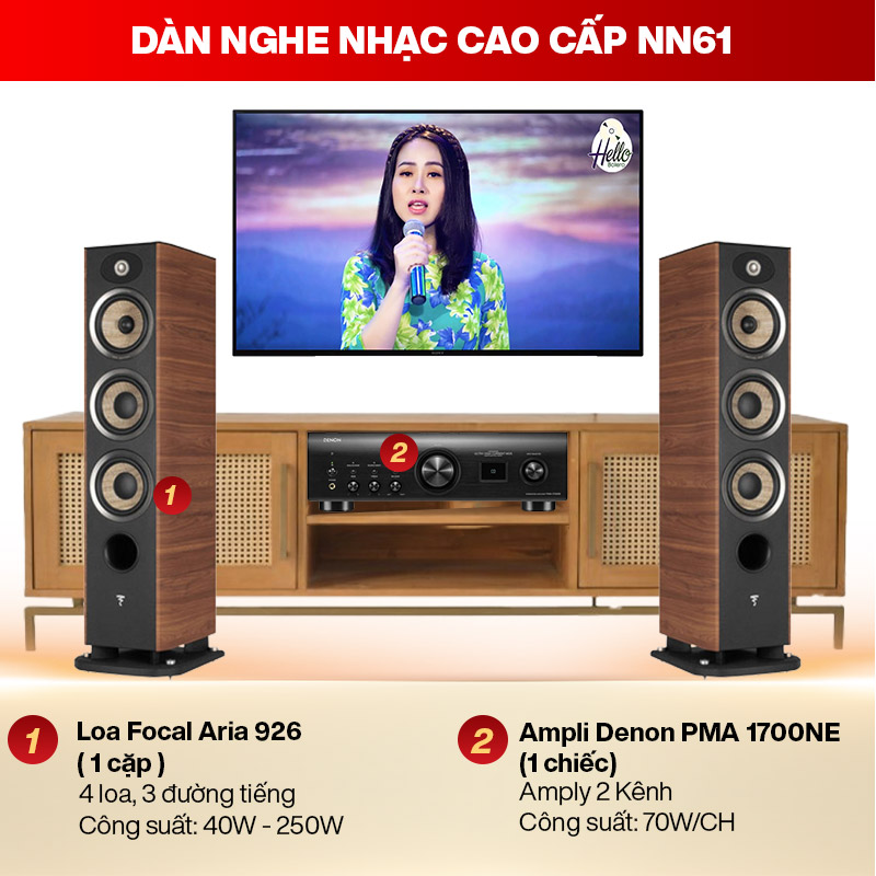 D&agrave;n nghe nhạc cao cấp NN61