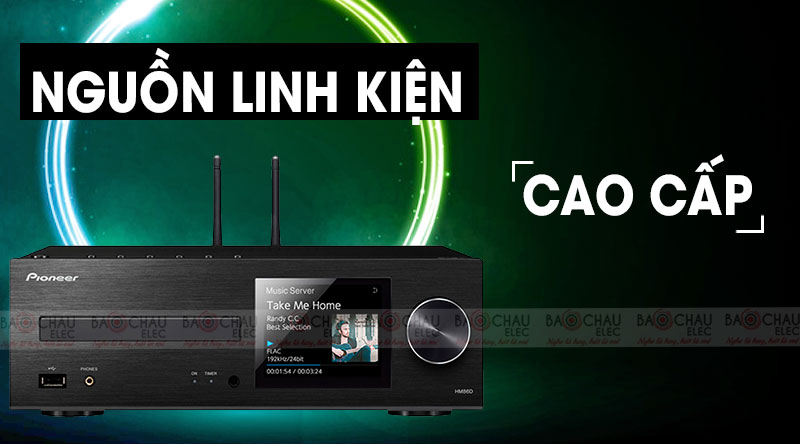Amply nghe nhạc Pioneer hệ thống linh kiện cao cấp
