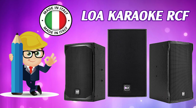 Loa karaoke RCF nổi bật trong từng đường n&eacute;t thiết kế