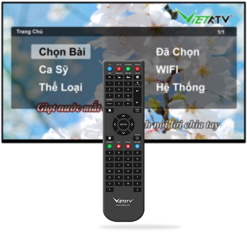 Remote Đầu việt KTV HD Plus 6TB