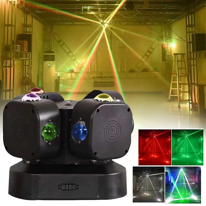 Đèn Moving Xoay 12 mắt 4 Đầu NE 120