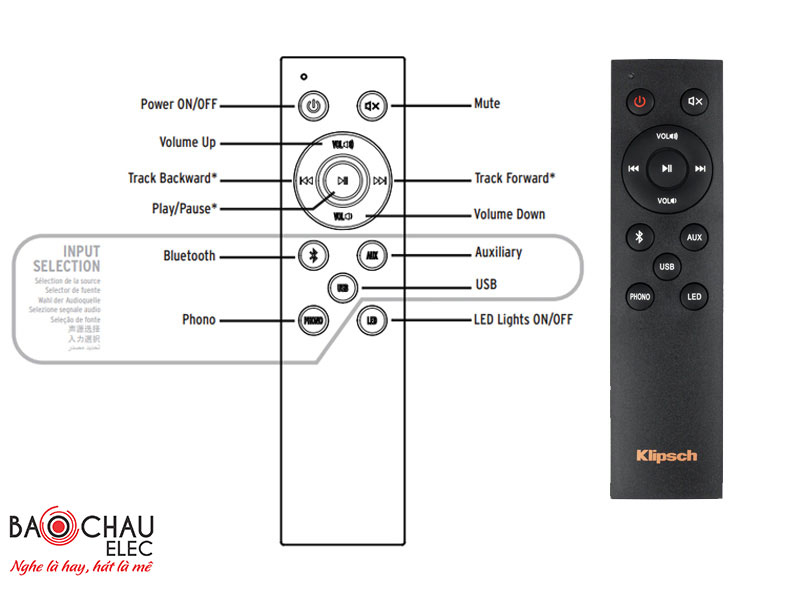 Điều khiển loa Klipsch the three 2