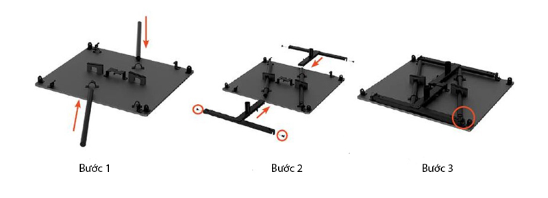 Gi&aacute; treo loa v&agrave; bộ chuyển đổi JBL BRX308-PM