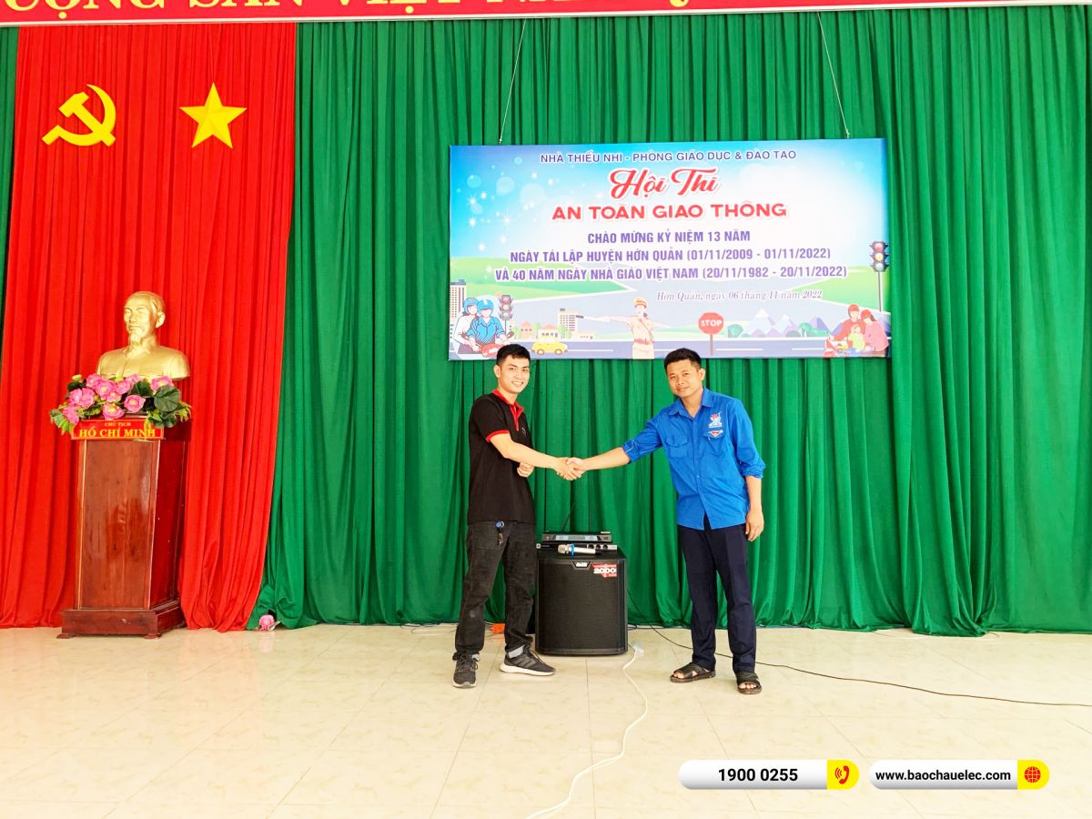 Lắp đặt hệ thống &acirc;m thanh hội trường tại UBND Thị Trấn T&acirc;n Khai - B&igrave;nh Phước