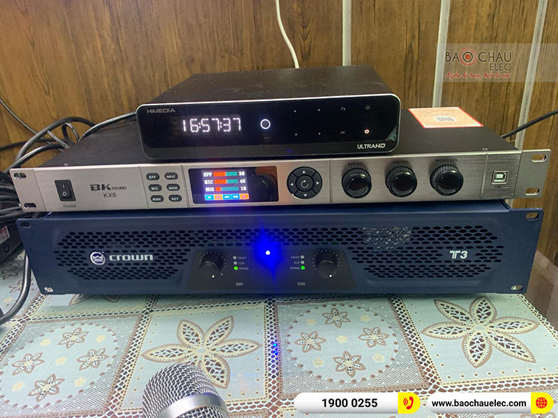 Lắp đặt dàn karaoke trị giá gần 30 triệu cho anh Tân tại Quận 8 (JBL Pasion 10, Bksound  KX6, Crown T3)