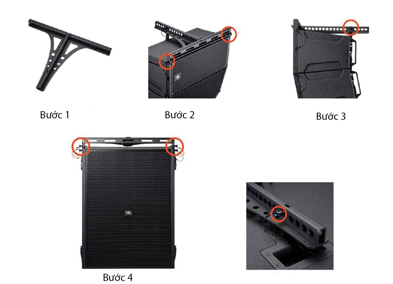 Khung treo loa array JBL BRX308-AF