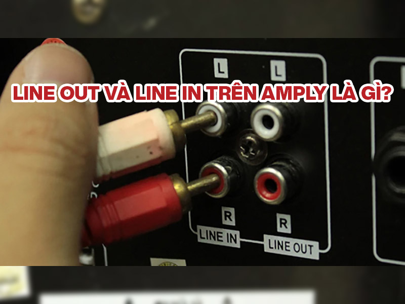 Line out v&agrave; Line in tr&ecirc;n Amply l&agrave; g&igrave;? Giữ vai tr&ograve; g&igrave; trong &acirc;m thanh