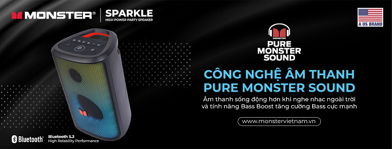 Loa bluetooth Monster Sparkle
