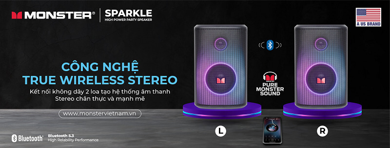 Loa bluetooth Monster Sparkle