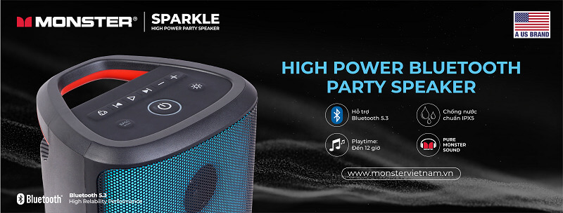 Loa bluetooth Monster Sparkle