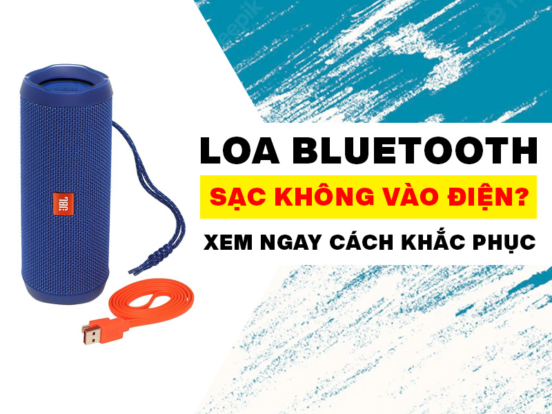 Loa bluetooth sạc không vào điện