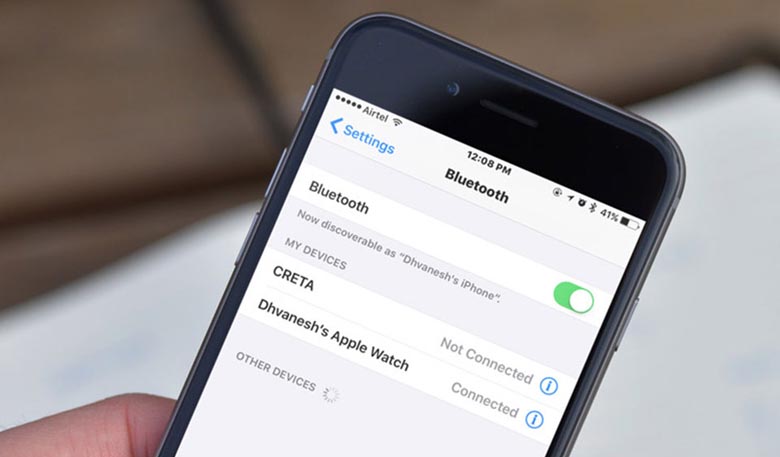 bật bluetooth trên điện thoại