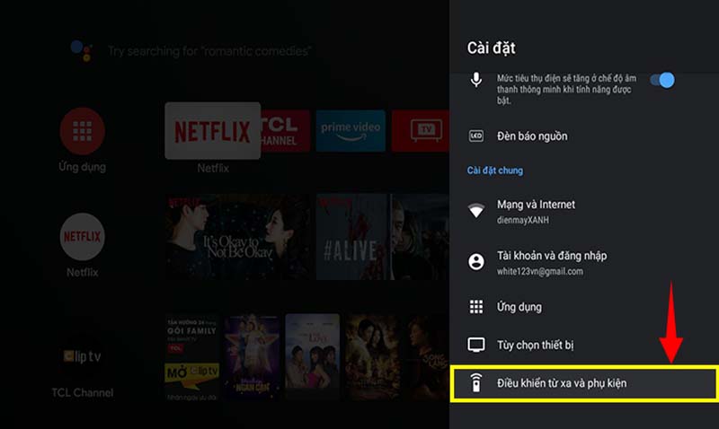 C&aacute;ch kết nối Smart tivi TCL với loa Bluetooth