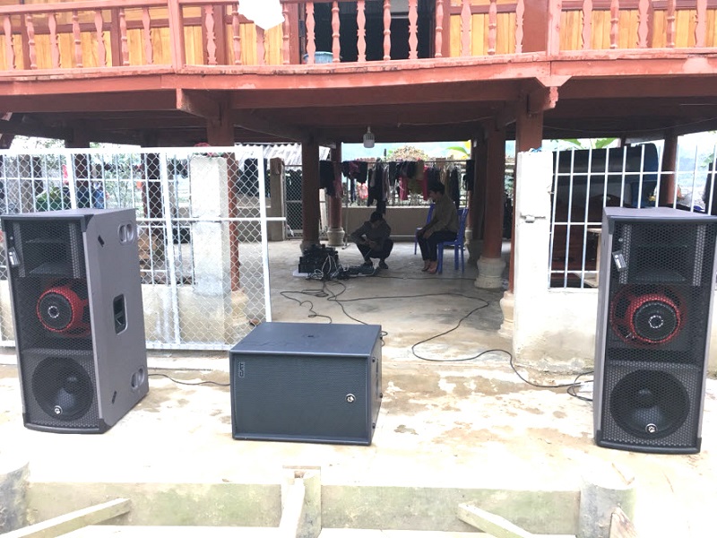Lắp đặt bộ d&agrave;n &acirc;m thanh đ&aacute;m cưới Cat King cho anh Du tại Mường &Aacute;ng Điện Bi&ecirc;n