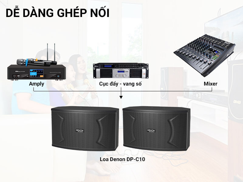 Loa karaoke Denon DP-C10