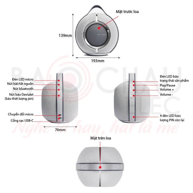 Loa Devialet Mania Ch&iacute;nh h&atilde;ng