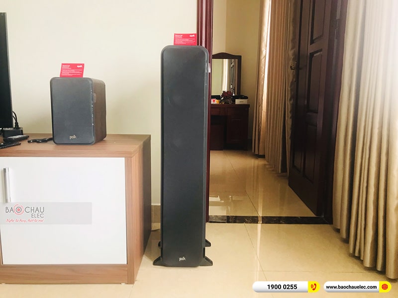 Lắp đặt dàn âm thanh 5.1 xem phim, nghe nhạc Polk Audio cho khách hàng tại Hải Phòng