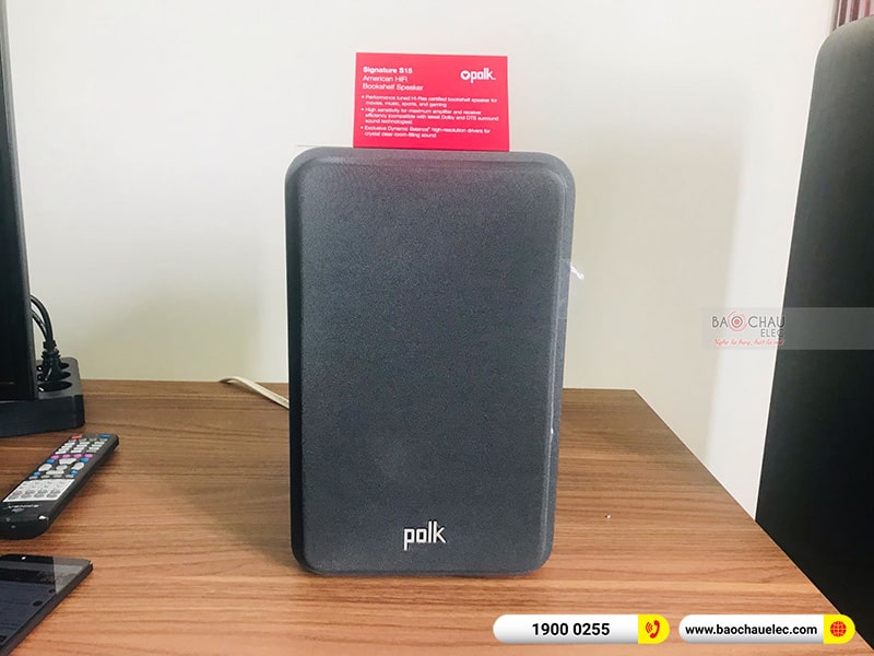 Lắp đặt dàn âm thanh 5.1 xem phim, nghe nhạc Polk Audio cho khách hàng tại Hải Phòng