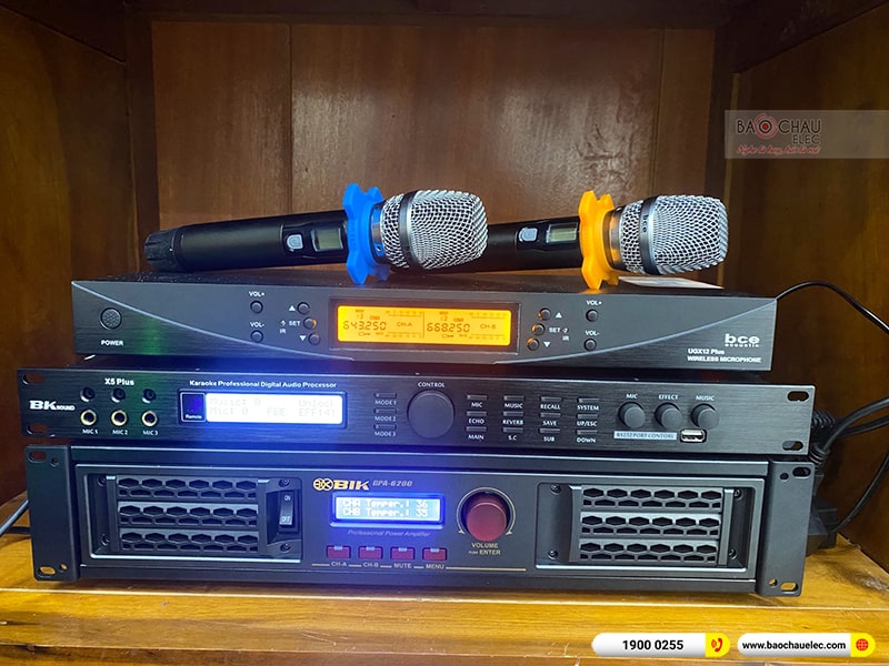 Lắp đặt dàn karaoke trị giá gần 60 triệu cho chú Thái tại Hải Phòng (RCF EMAX 3112 MK2, BPA-6200, BKSound X5 Plus, SW612B, UGX12 Plus) 